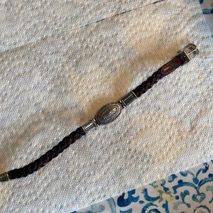 Brighton leather bracelet.  Been worn but still in fine condition.
